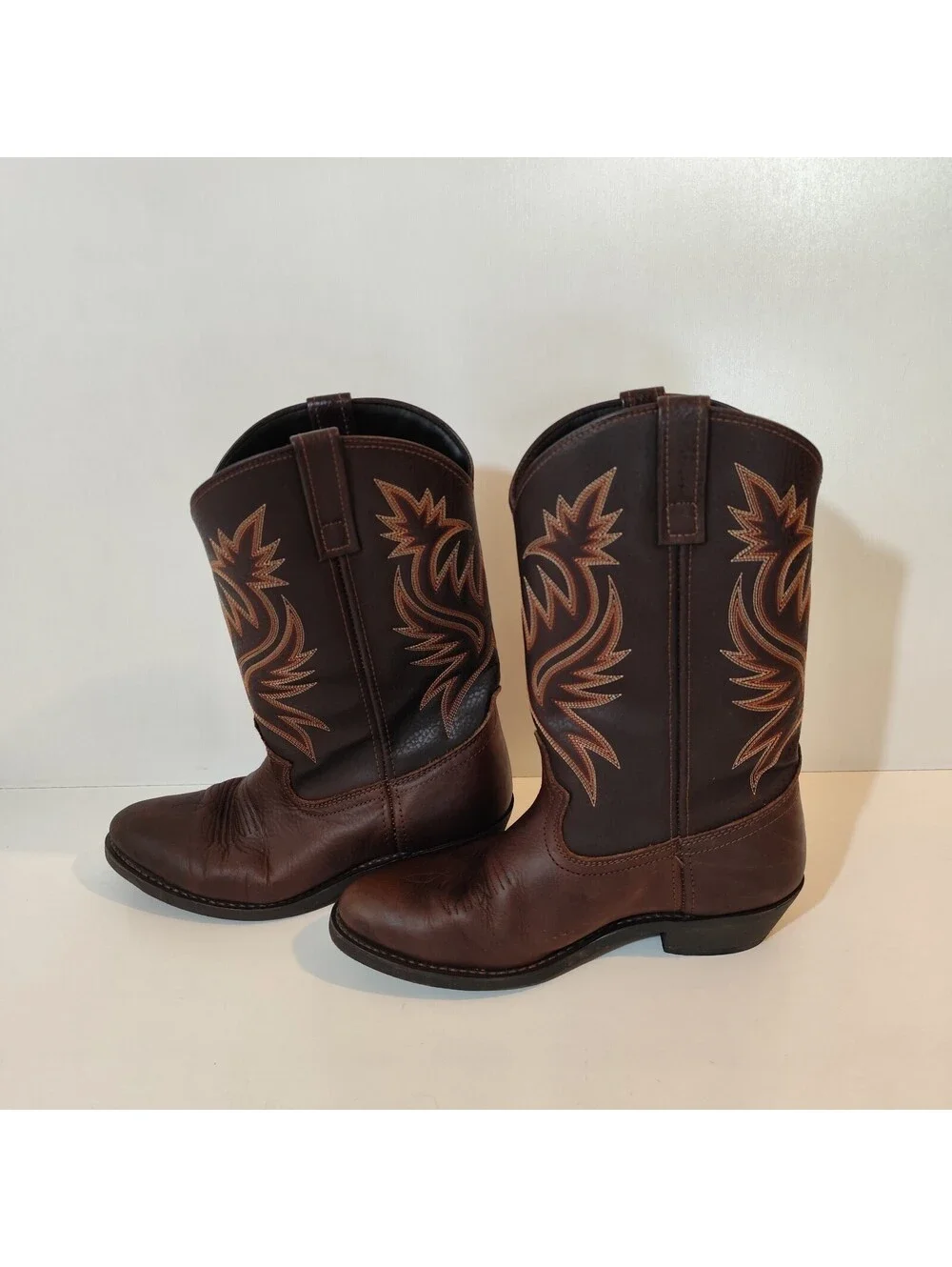 Laredo Brown Western Cowboy 4243 Men's  Boots 9.5 D